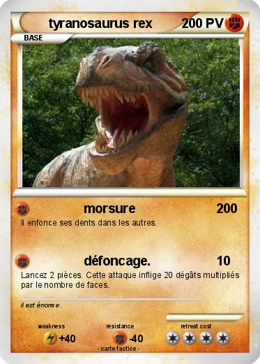 Pokemon tyranosaurus rex