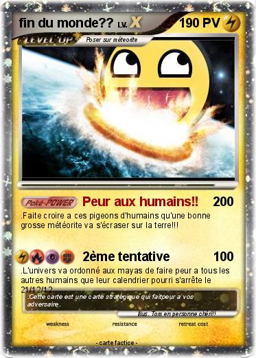 Pokemon fin du monde??