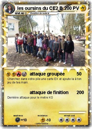 Pokemon les oursins du CE2 B