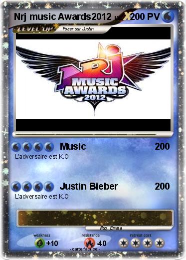 Pokemon Nrj music Awards2012