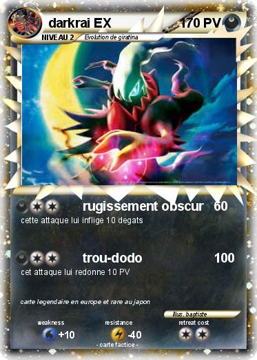 Pokemon darkrai EX