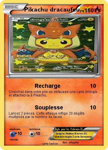 Pokemon Pikachu dracaufeu