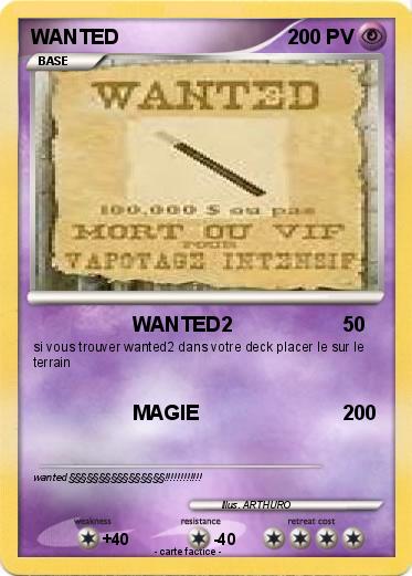 Pokemon WANTED
