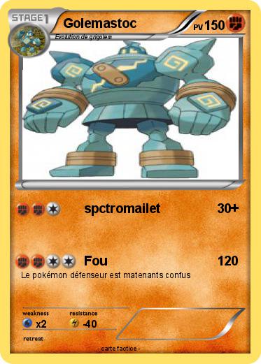 Pokemon Golemastoc
