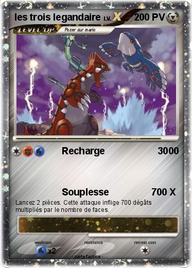 Pokemon les trois legandaire