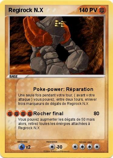 Pokemon Regirock N.X