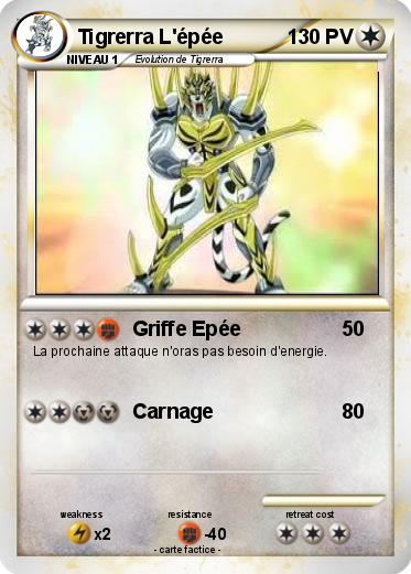 Pokemon Tigrerra L'épée
