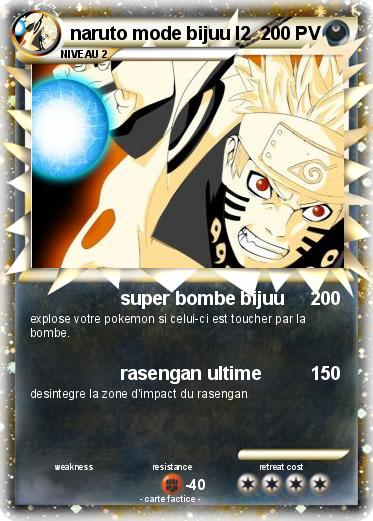 Pokemon naruto mode bijuu l2