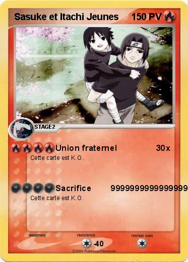 Pokemon Sasuke et Itachi Jeunes 