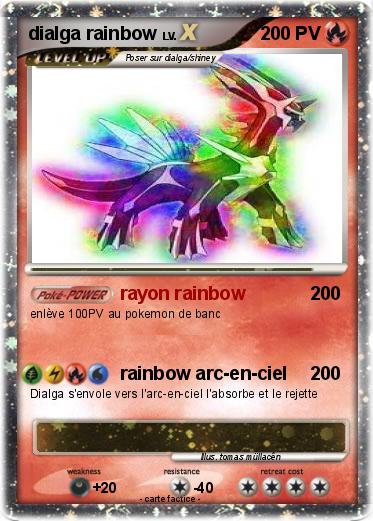 Pokemon dialga rainbow