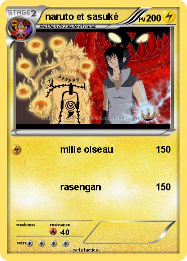 Pokemon naruto et sasuké