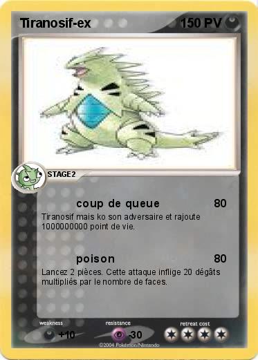 Pokemon Tiranosif-ex