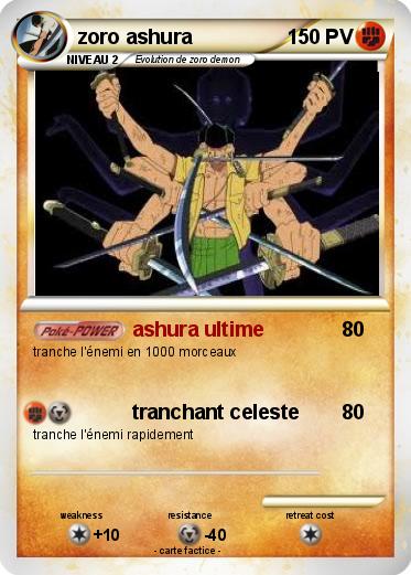 Pokemon zoro ashura