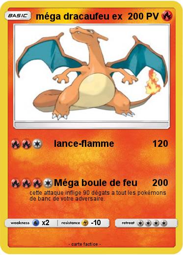 Pokemon méga dracaufeu ex
