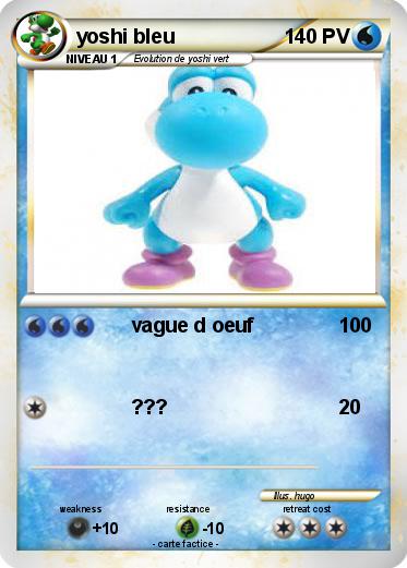 Pokemon yoshi bleu