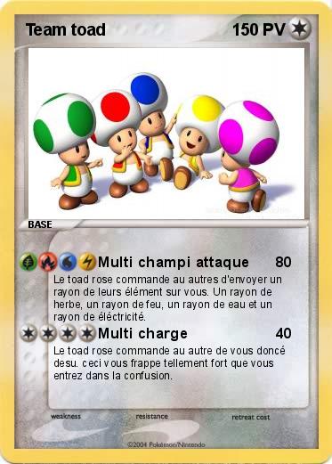 Pokemon Team toad