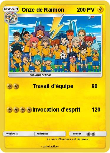 Pokemon Onze de Raimon