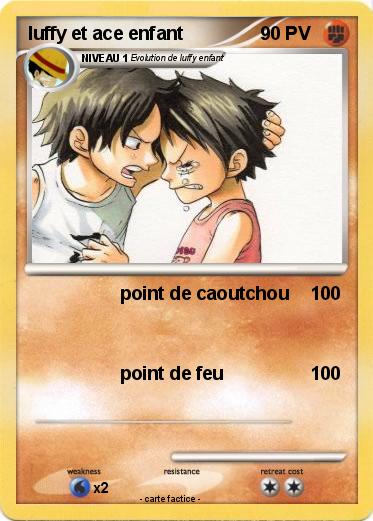 Pokemon luffy et ace enfant