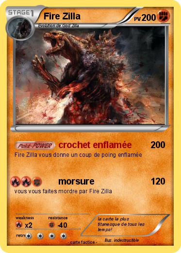 Pokemon Fire Zilla