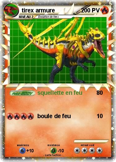 Pokemon tirex armure