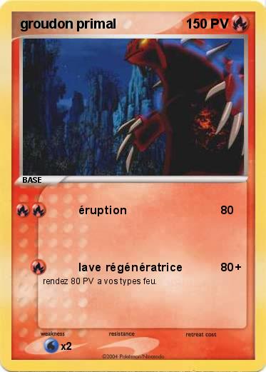Pokemon groudon primal