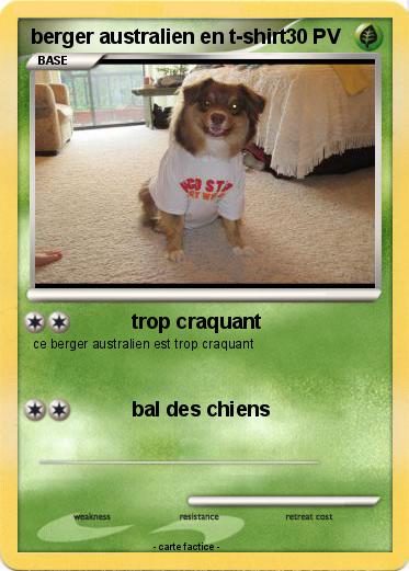 Pokemon berger australien en t-shirt