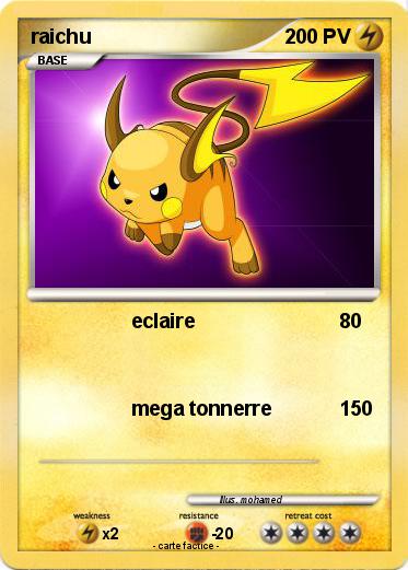 Pokemon raichu