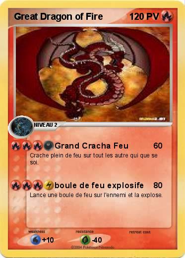Pokemon Great Dragon of Fire