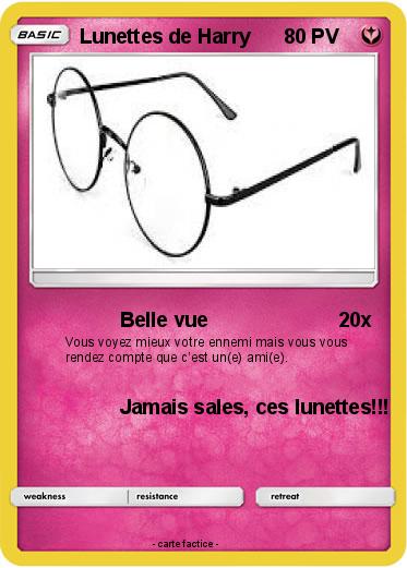 Pokemon Lunettes de Harry