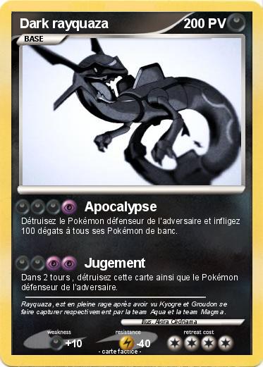 Pokemon Dark rayquaza