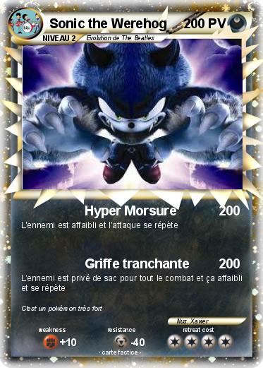 Pokemon Sonic the Werehog