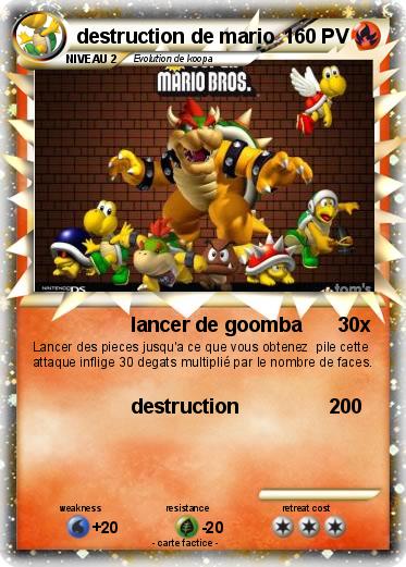 Pokemon destruction de mario