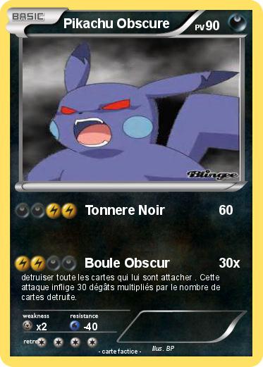 Pokemon Pikachu Obscure