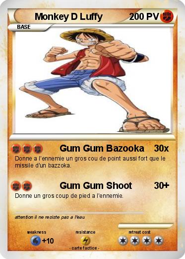 Pokemon Monkey D Luffy