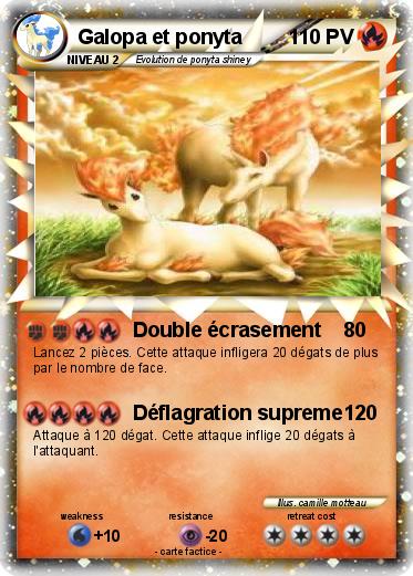 Pokemon Galopa et ponyta