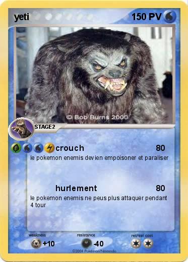 Pokemon yeti