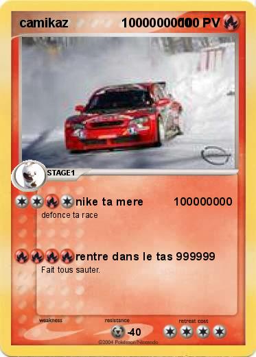 Pokemon camikaz               1000000000