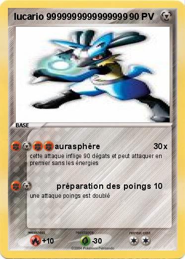 Pokemon lucario 9999999999999999