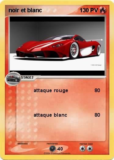 Pokemon noir et blanc