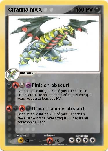 Pokemon Giratina niv.X