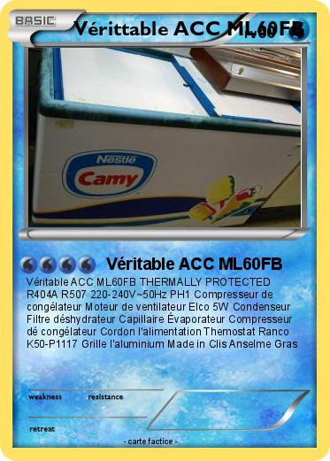 Pokemon Vérittable ACC ML60FB