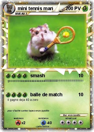 Pokemon mini tennis man