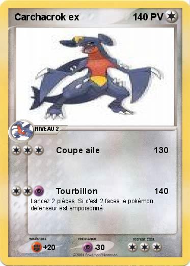 Pokemon Carchacrok ex