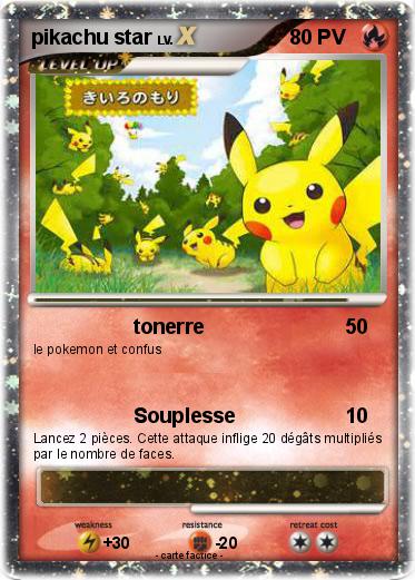 Pokemon pikachu star