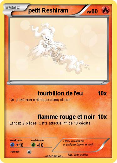Pokemon petit Reshiram