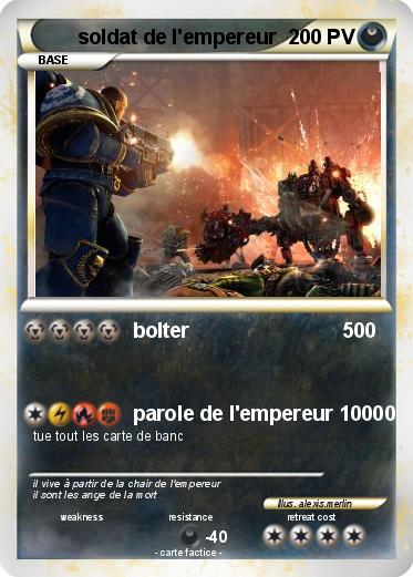 Pokemon soldat de l'empereur