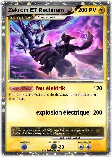 Pokemon Zekrom ET Rechiram