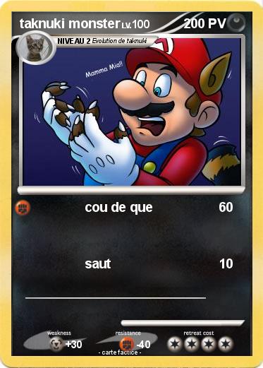 Pokemon taknuki monster