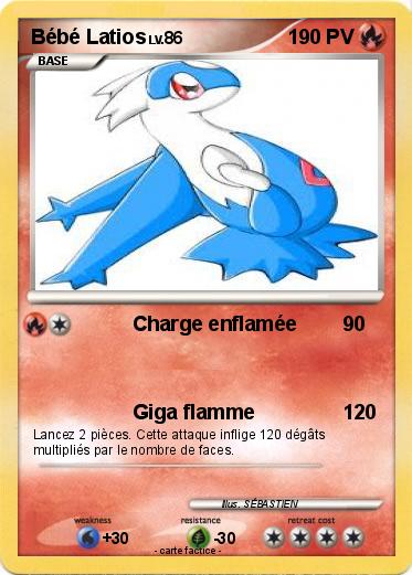 Pokemon Bébé Latios
