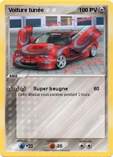 Pokemon Voiture tunée